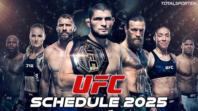 UFC Schedule 2025 - Totalsportek UFC